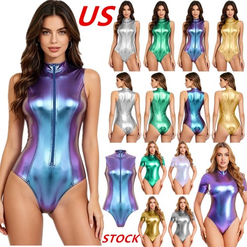 Women metallic shiny - us,